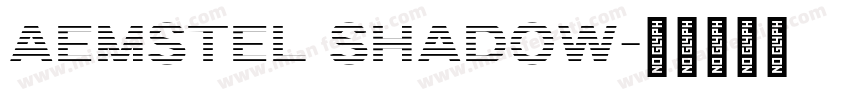 Aemstel Shadow字体转换